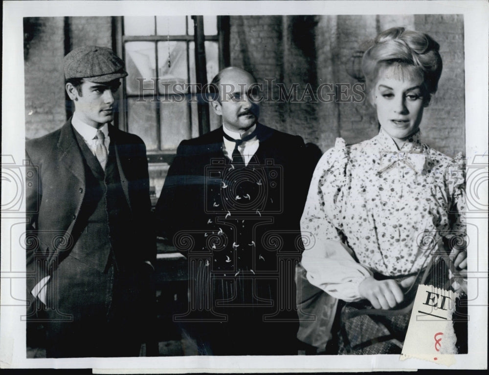 1971 Press Photo Sons and Lovers Dean Stockwell Donald Pleasence Mary Ure CBS - Historic Images