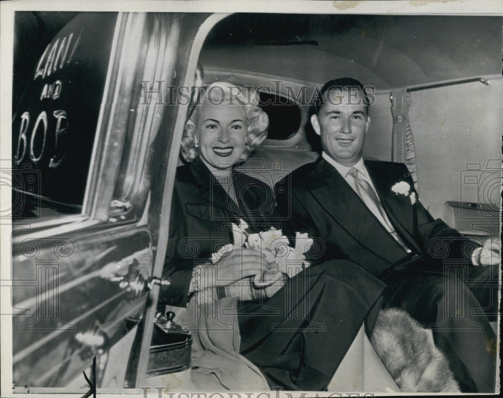 1948 Press Photo Actress Lana Turner &amp; husband Henry J Topping - Historic Images