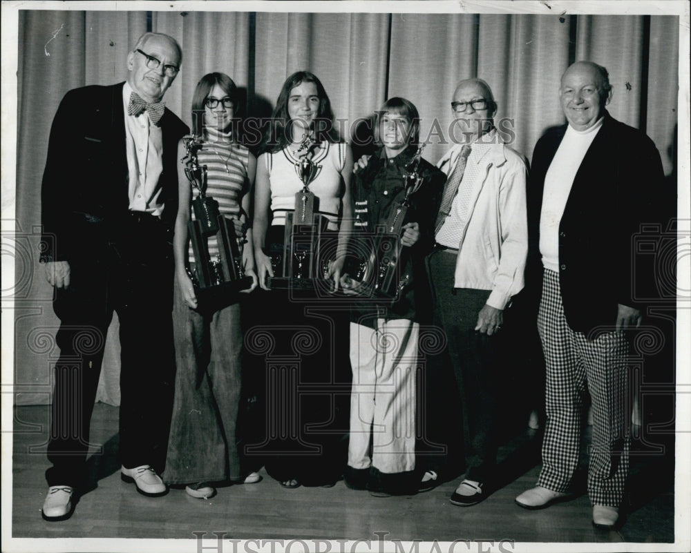 1974 Press Photo Somerville Kiwanis Club members - Historic Images