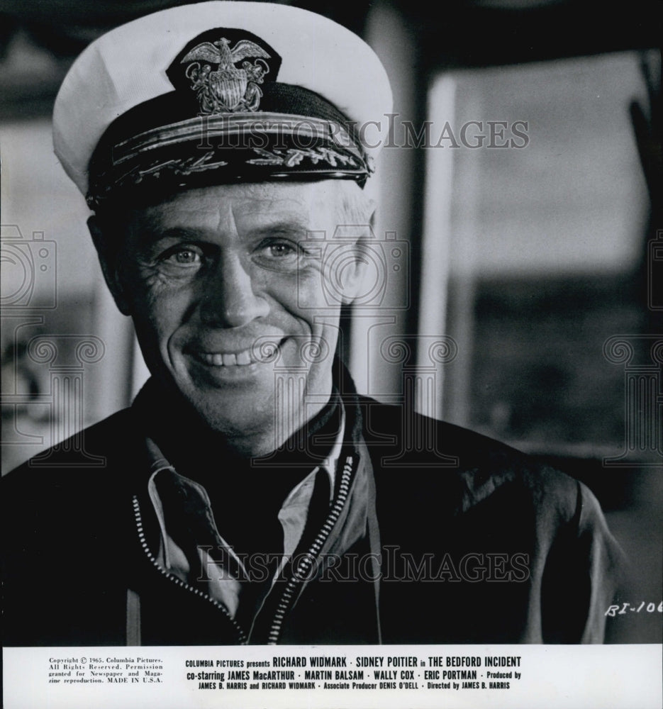 1965 Press Photo Actor Richard Widmark The Bedford Incident Columbia Film - Historic Images