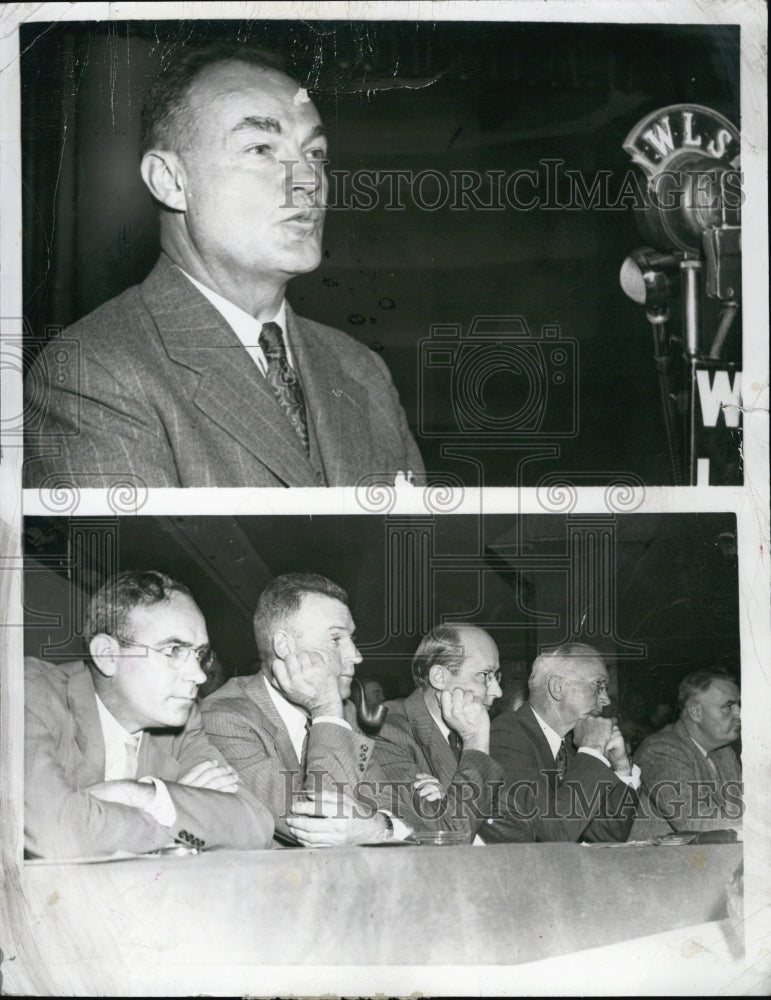 1941 Press Photo Secretary of Agricultural Claude Wickard S.H. Sabin - Historic Images