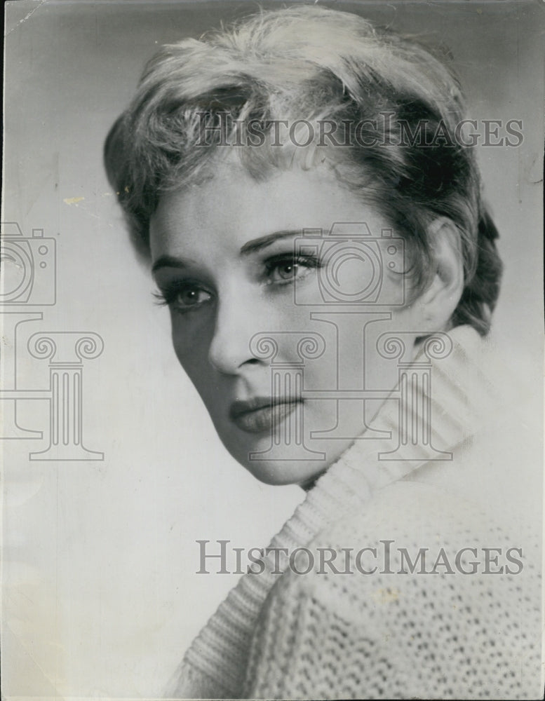 1962 Press Photo Nancy Wickwire for &quot;Seidman and Son&quot; - Historic Images