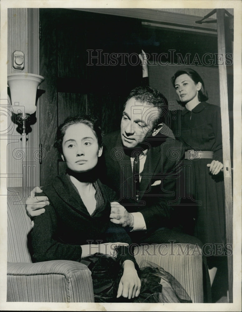 1962 Press Photo Actress kathleen Widdoes Dane Clark - Historic Images