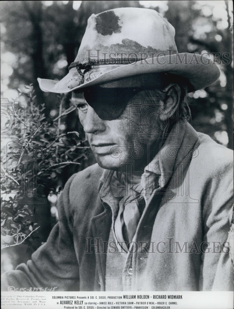 1956 Press Photo Film Alvarez Kelly Richard Widmark - Historic Images