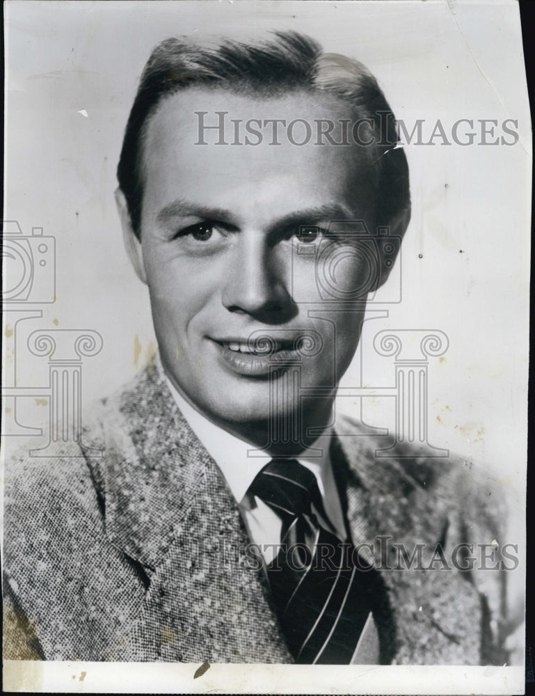 1953 Press Photo Richard Widmark &quot;Theatre Guild on the Air&quot; - Historic Images