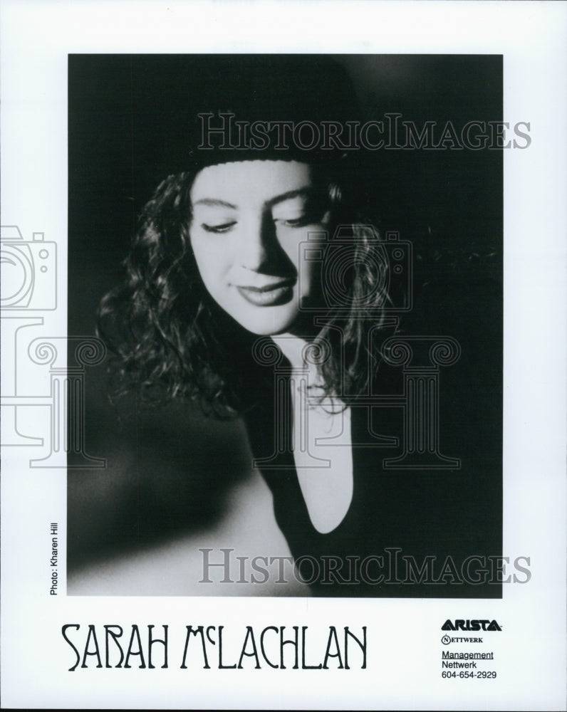 Press Photo Singer Sarah McLachlan - Historic Images