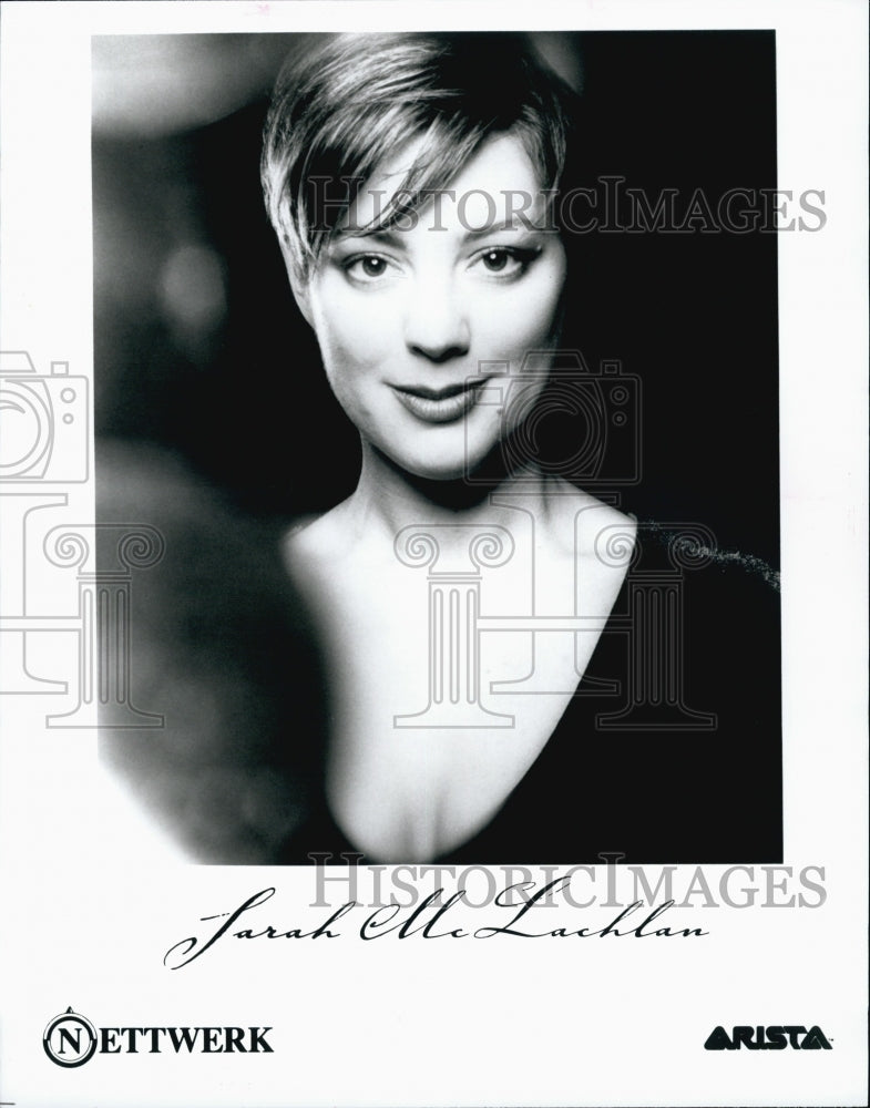 1999 Press Photo Singer Musician Sarah McLachlan - Historic Images