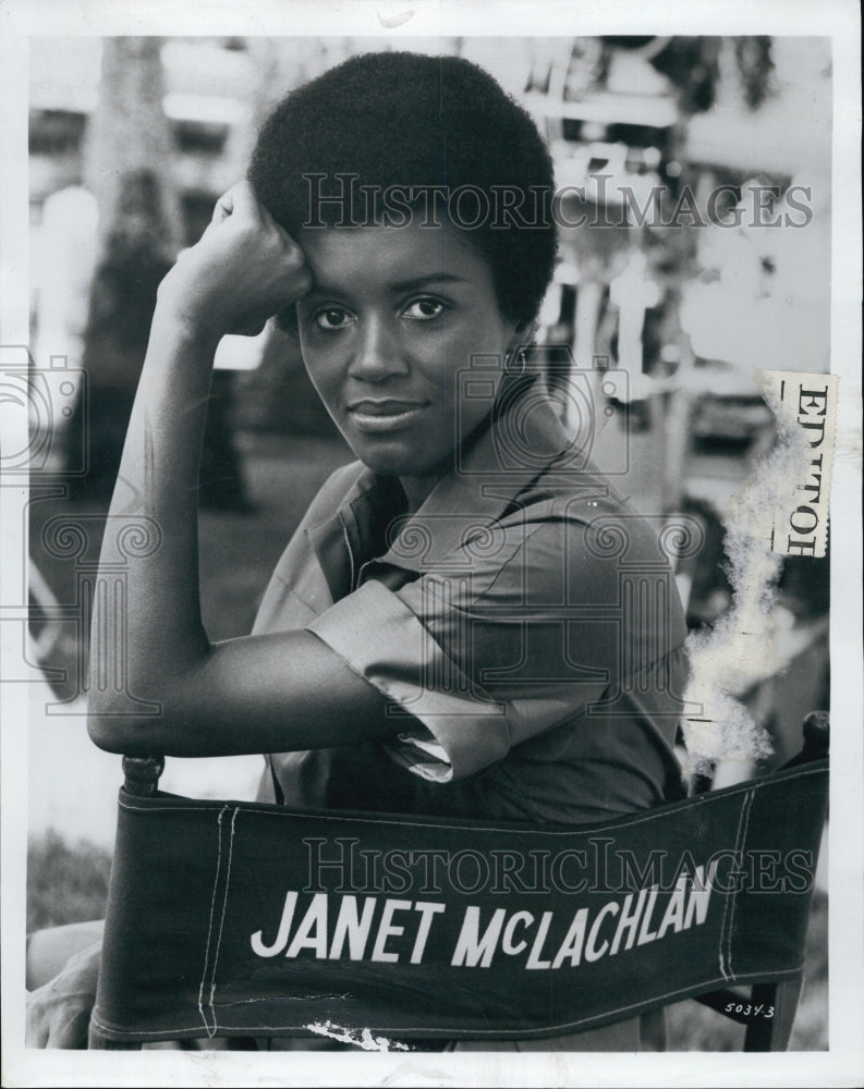 1970 Press Photo Actress Janet McLachlan - Historic Images