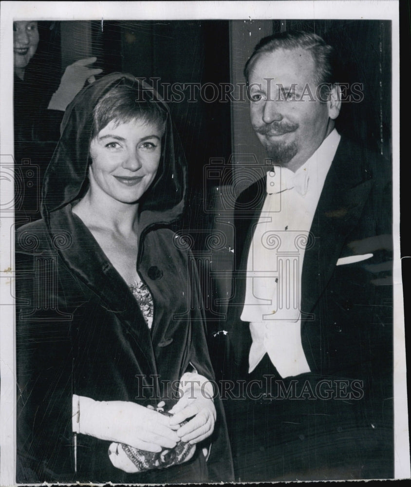 1958 Press Photo Skitch Henderson &amp; his bride to be - Historic Images