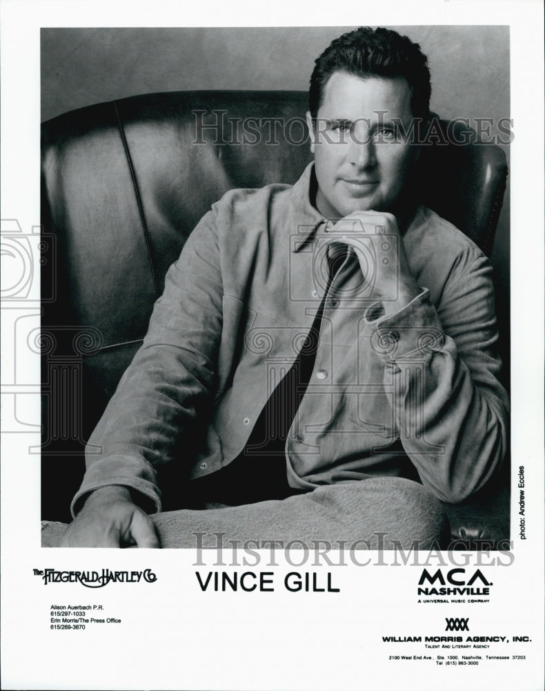 2003 Press Photo Vince Gill, Country Singer - Historic Images