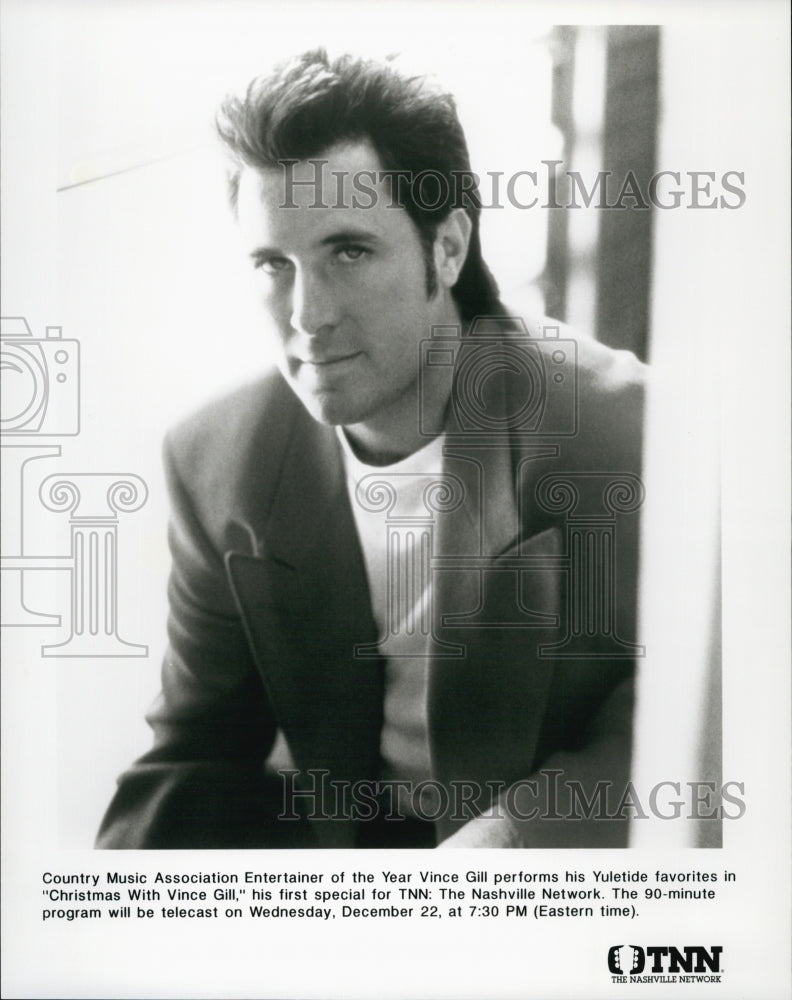 Press Photo Vince Gill, Country Music Singer - Historic Images