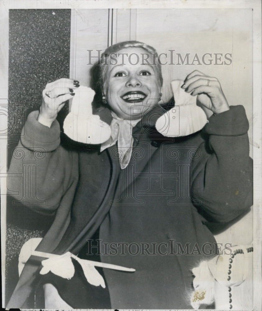 1954 Press Photo Ruth Gilbert, american actress. - Historic Images