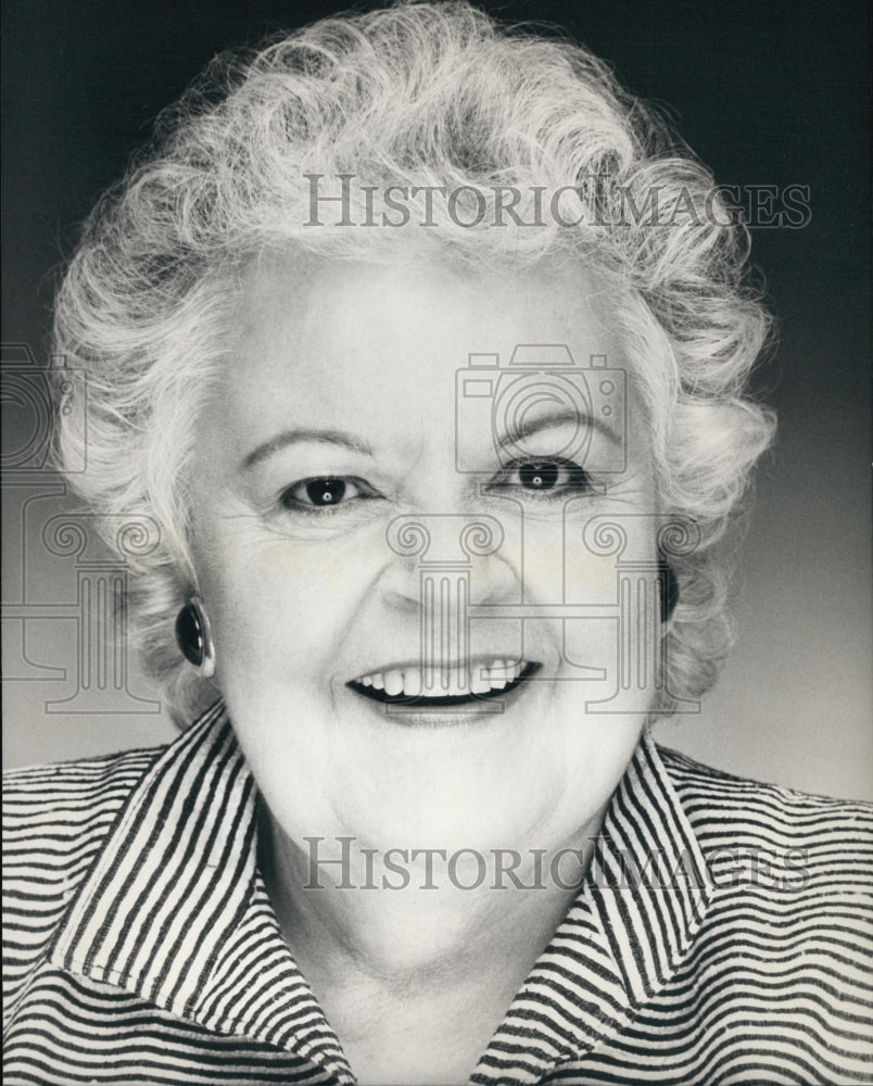 1987 Press Photo Ronnie Gilbert American folk-singer. - Historic Images