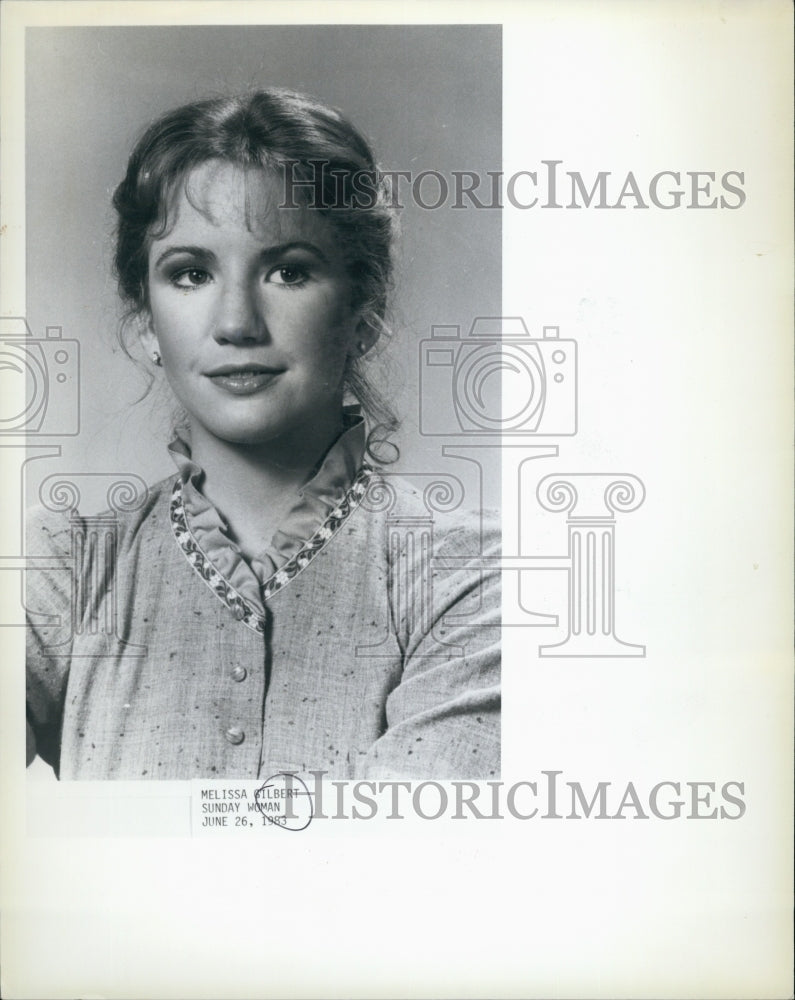 1983 Press Photo Melissa Gilbert American actress, writer, producer. - Historic Images