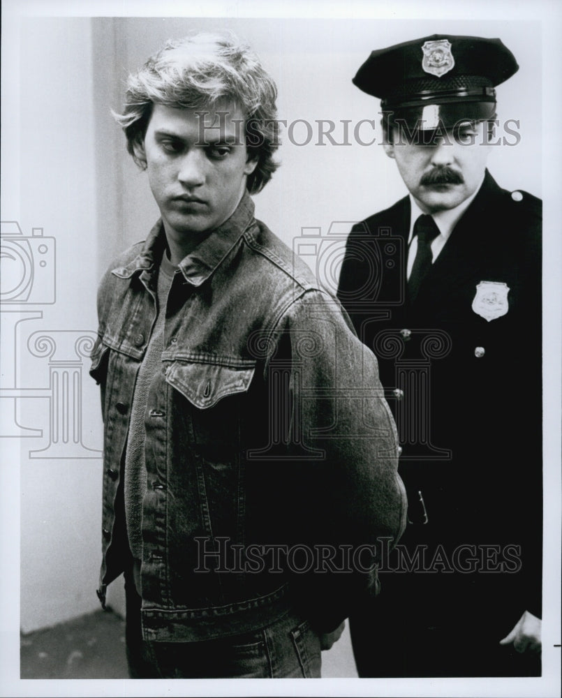 Press Photo Anthony Edwards in "Going For Gold: The Bill Johnson Story" - Historic Images