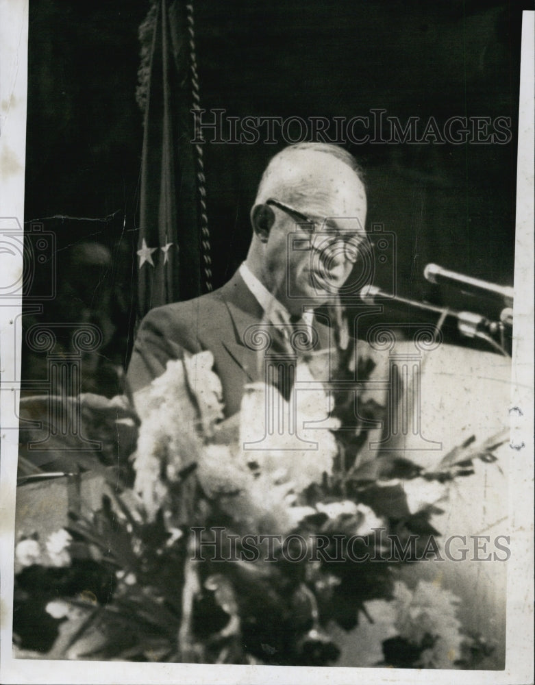 1953 Press Photo U.S. Pres. Dwight Eisenhower. - Historic Images