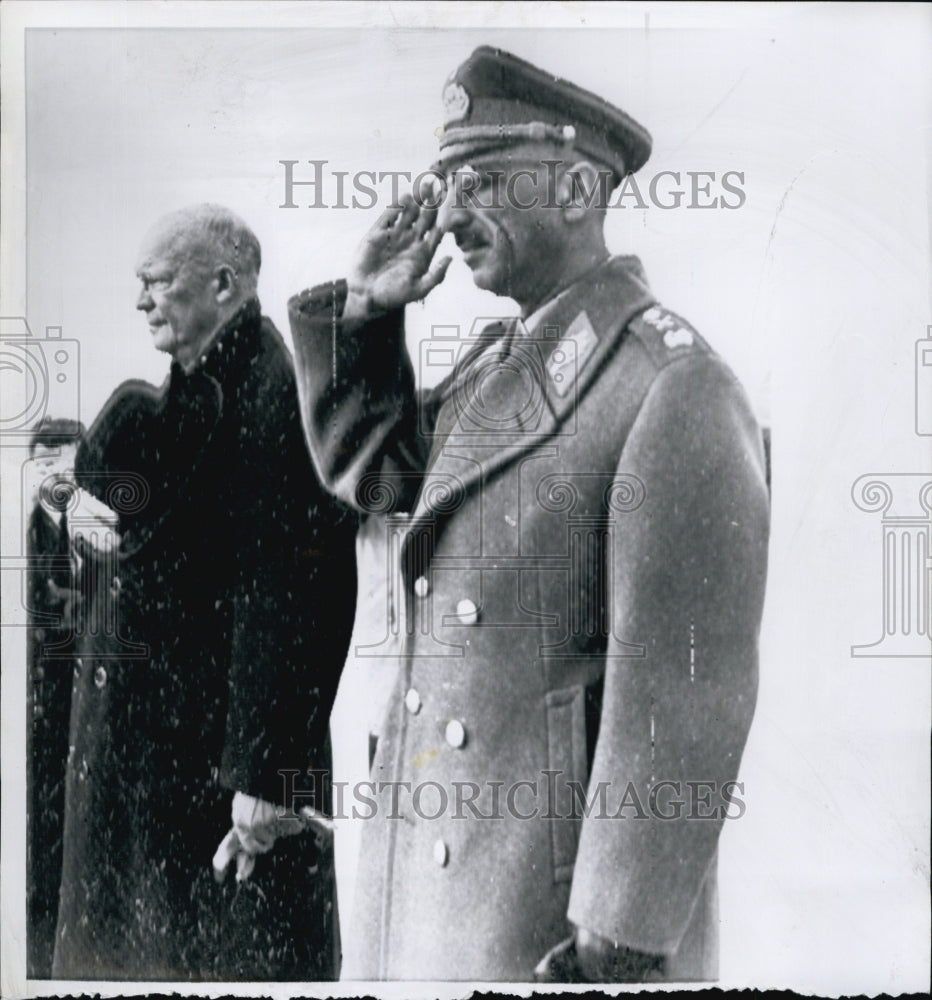 1969 Pres. Eisenhower and King Mohammed Zahir of Afghanistan. - Historic Images