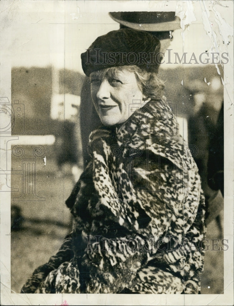 1938 Press Photo Mrs Richard Whitney,socialite - Historic Images