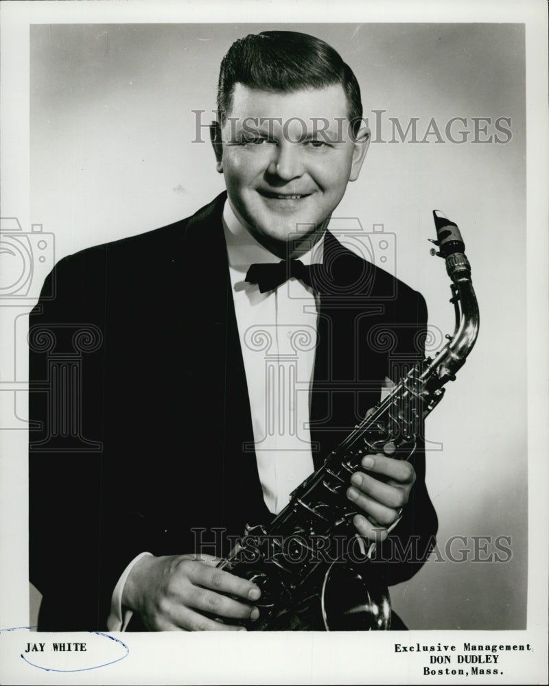 1954 Singer and musician Jay White - Historic Images