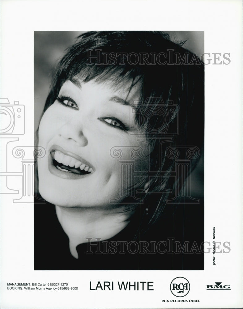 Press Photo Lari White on RCA records - Historic Images