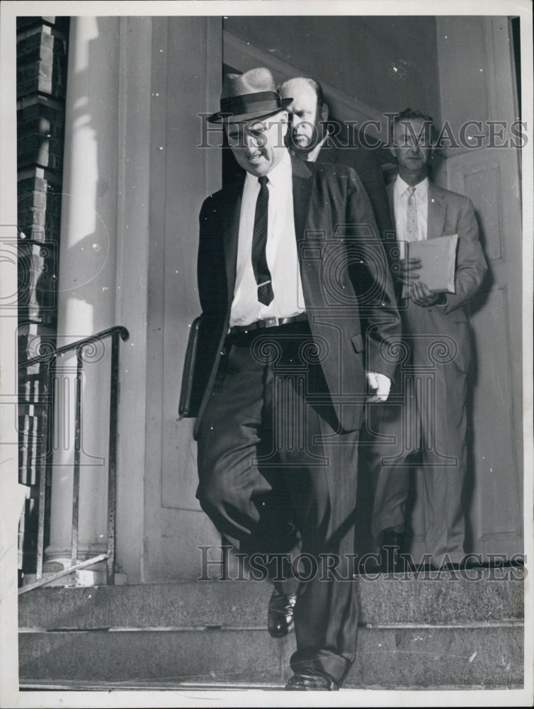 1962 Press Photo William F. White,Chief Postal Inspector of New England Area. - Historic Images