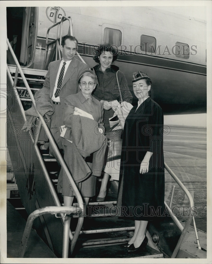 1957 Press Photo Doris Trocchi, CEO Of Boston Association For Retarded Children - Historic Images