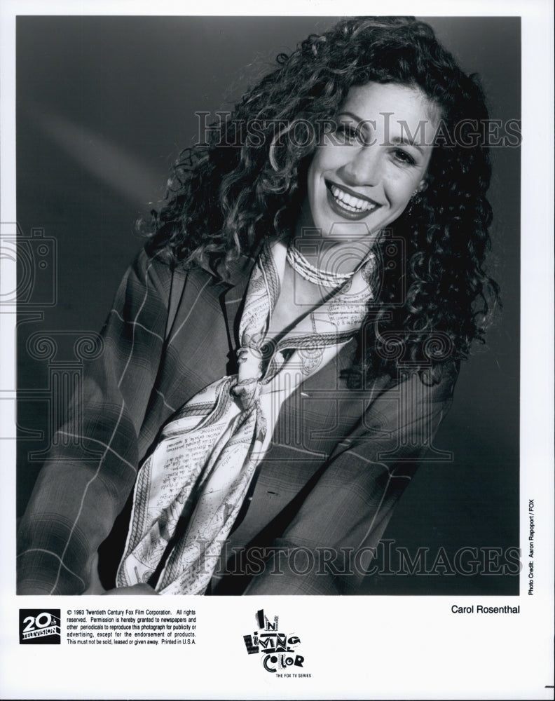 1993 Press Photo Carol Rosenthal on "In Living Color" - Historic Images