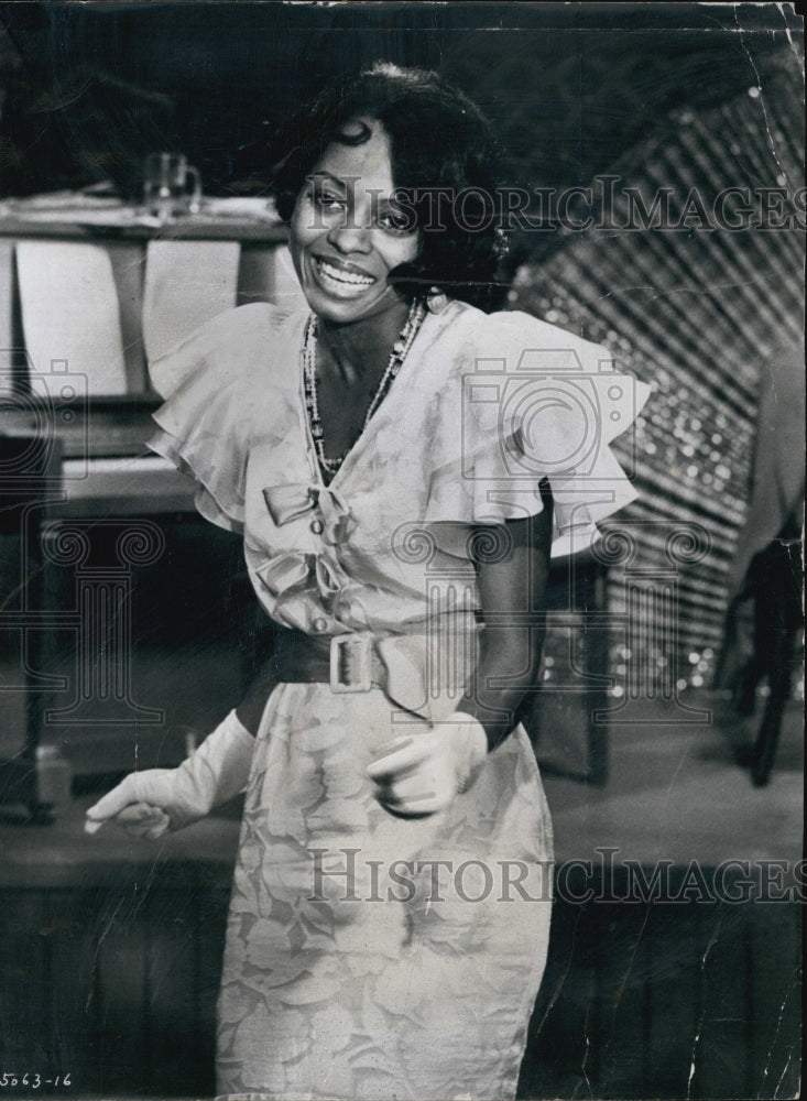 1973 Press Photo Singer Diana Ross "Lady Sings the Blues" - Historic Images