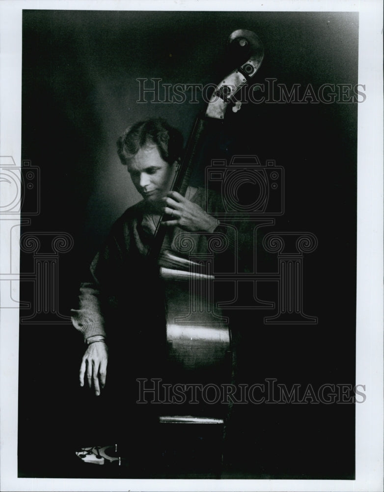 1987 Press Photo Mark Helias Cellist - Historic Images