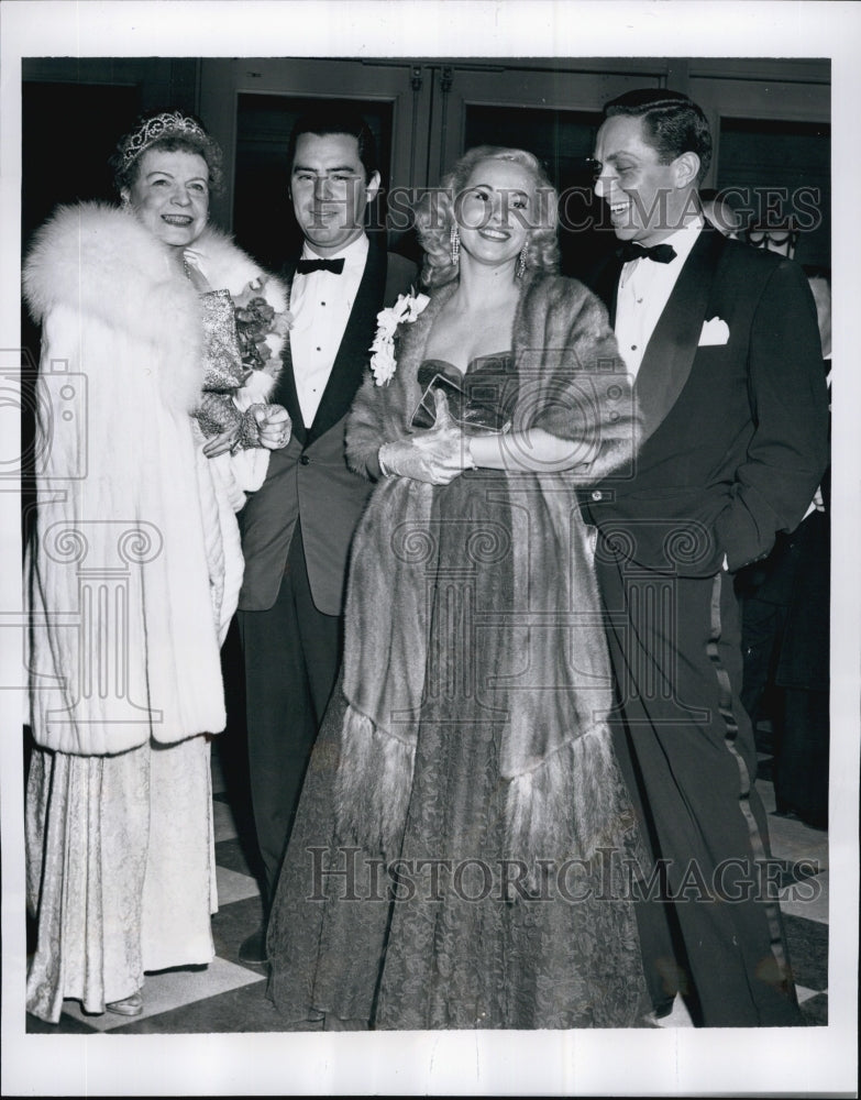 1951 Press Photo Mrs Betty Henderson John A Talbot Mrs Patricia Jessup - Historic Images