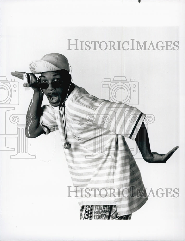 1991 Press Photo Will Smith on &quot;The Fresh Prince of Bel-Air&quot; - Historic Images