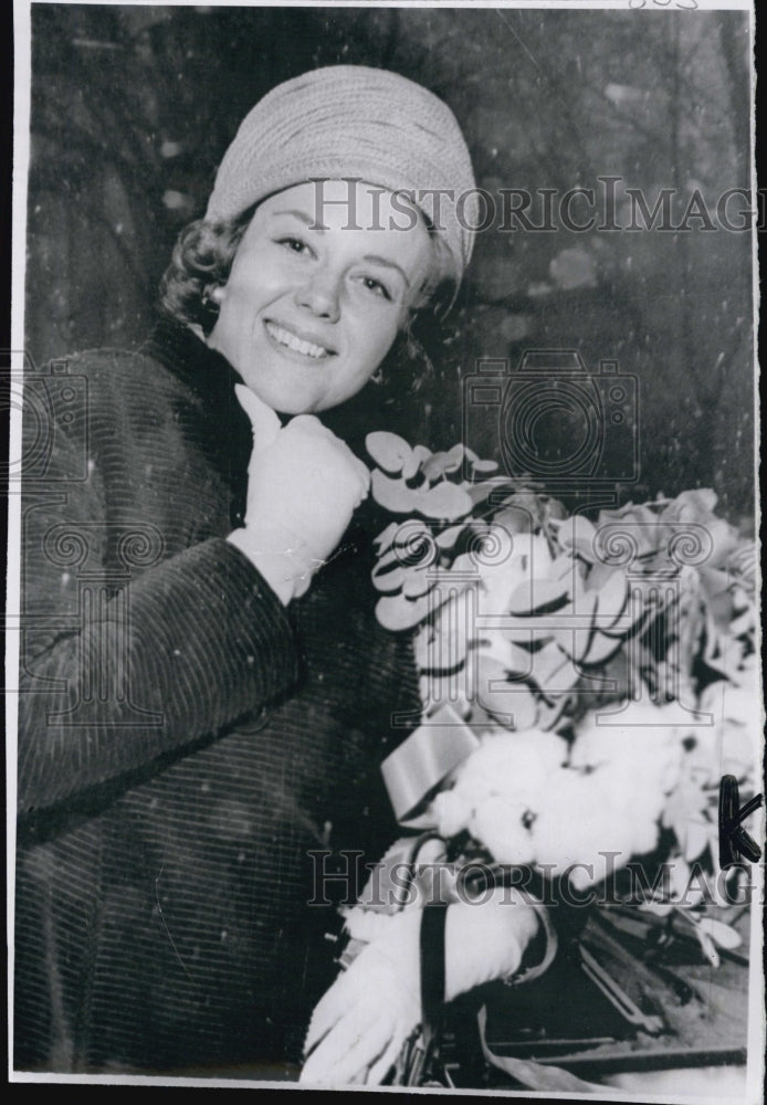 1963 Press Photo Shelby Smith Maid Of Cotton - Historic Images