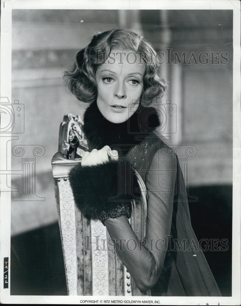 1972 Actress Maggie Smith in "Travels With My Aunt" - Historic Images