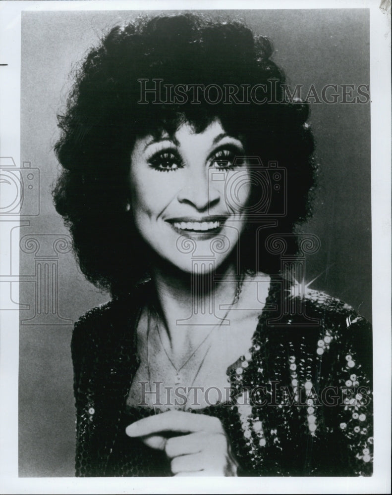 1979 Press Photo Singer/actress Chita Rivera - Historic Images