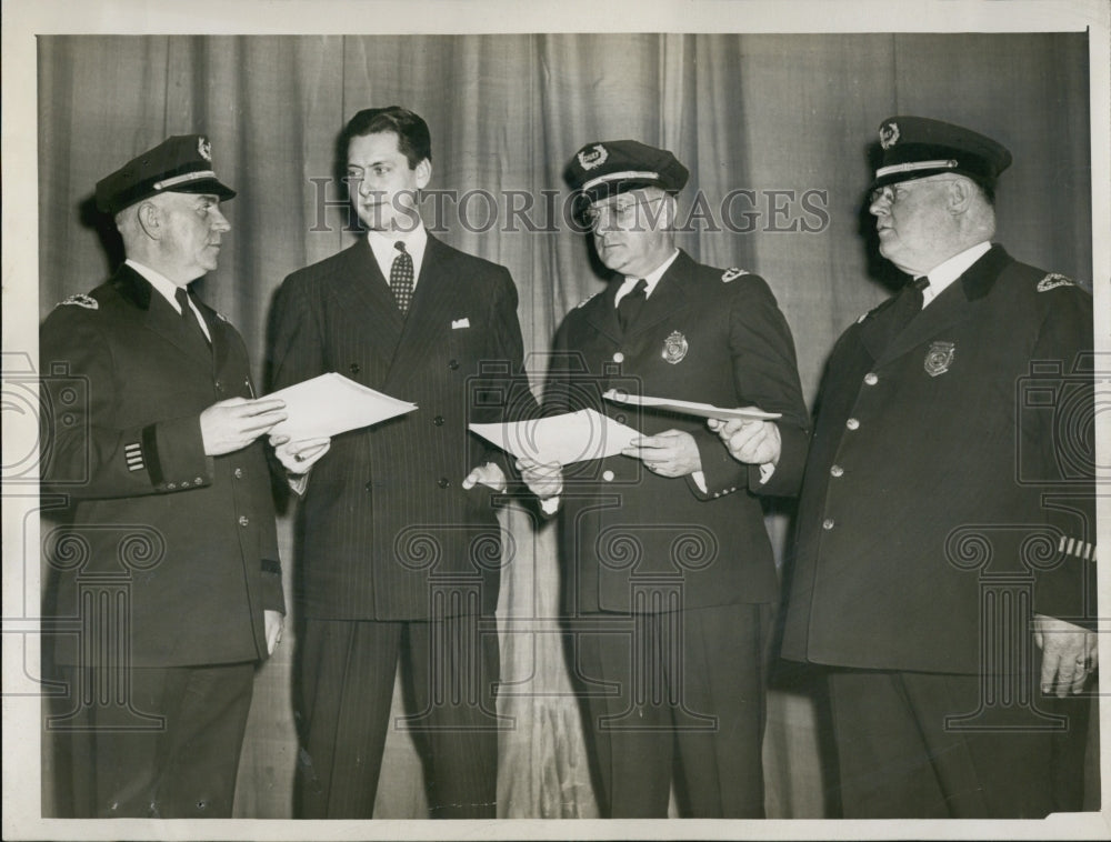 1959 William Heyd &amp; Timothy Leahy Receive Diplomas - Historic Images