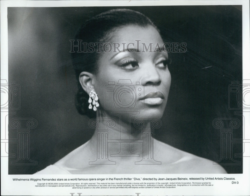 Press Photo Opera Singer Wilhelmenia Wiggins Fernandez - Historic Images