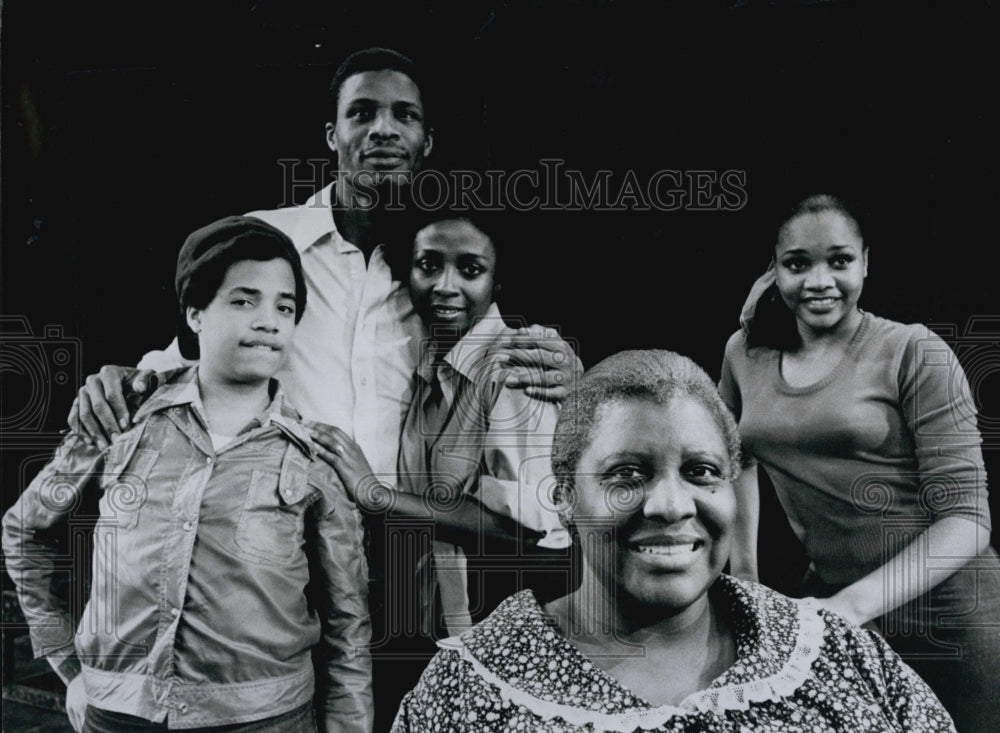 1978 Press Photo The Cast of the Musical &quot;Raisin&quot; - Historic Images