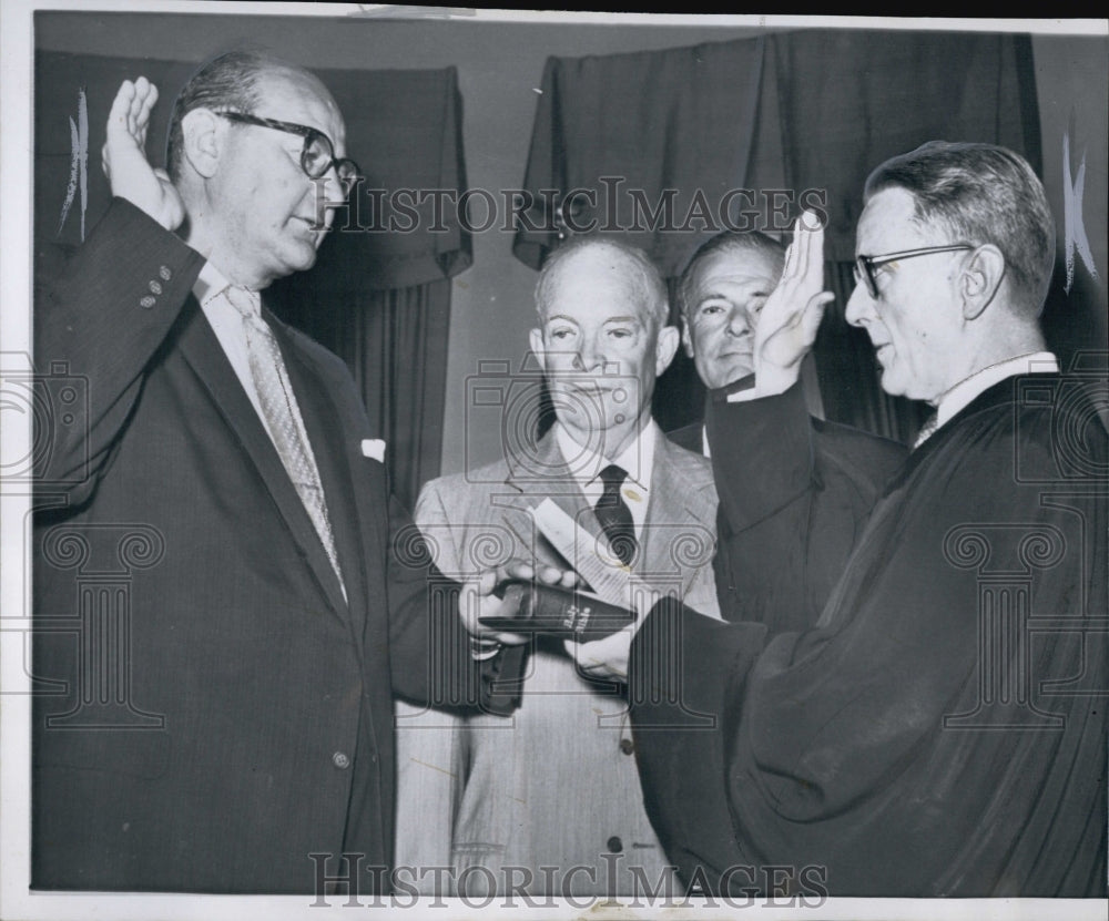 1960 Press Photo James J Wadsworth US Ambassador to UN Pres Eisenhower - Historic Images