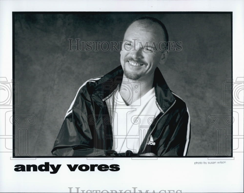 2000 Press Photo Andy Vores Composer of &quot;World Wheel&quot; - Historic Images