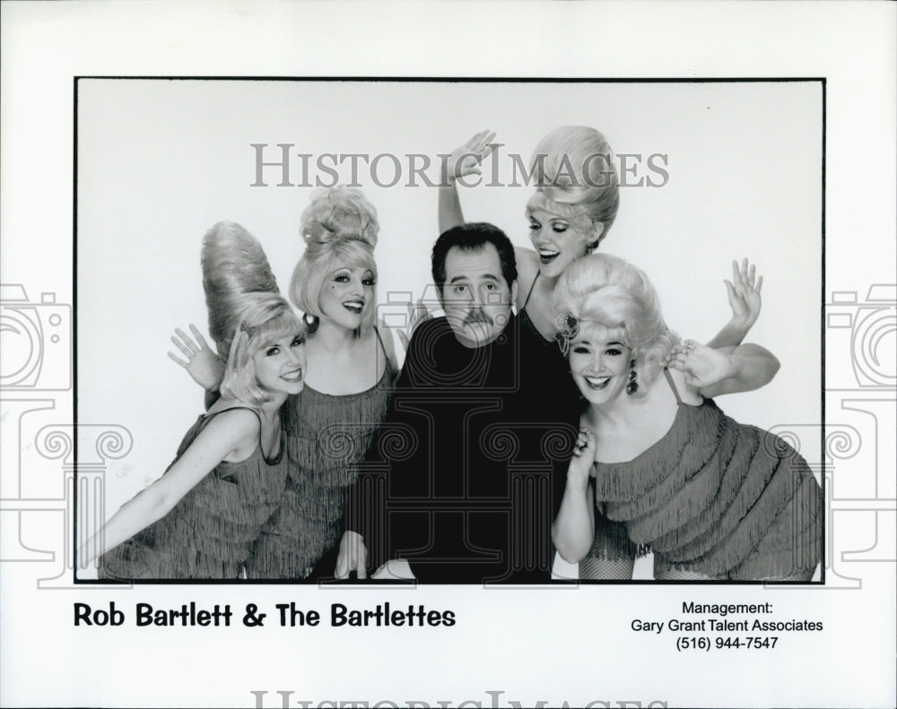 Press Photo Comedian/Writer/Actor Rob Bartlett&The Bartlettes - Historic Images
