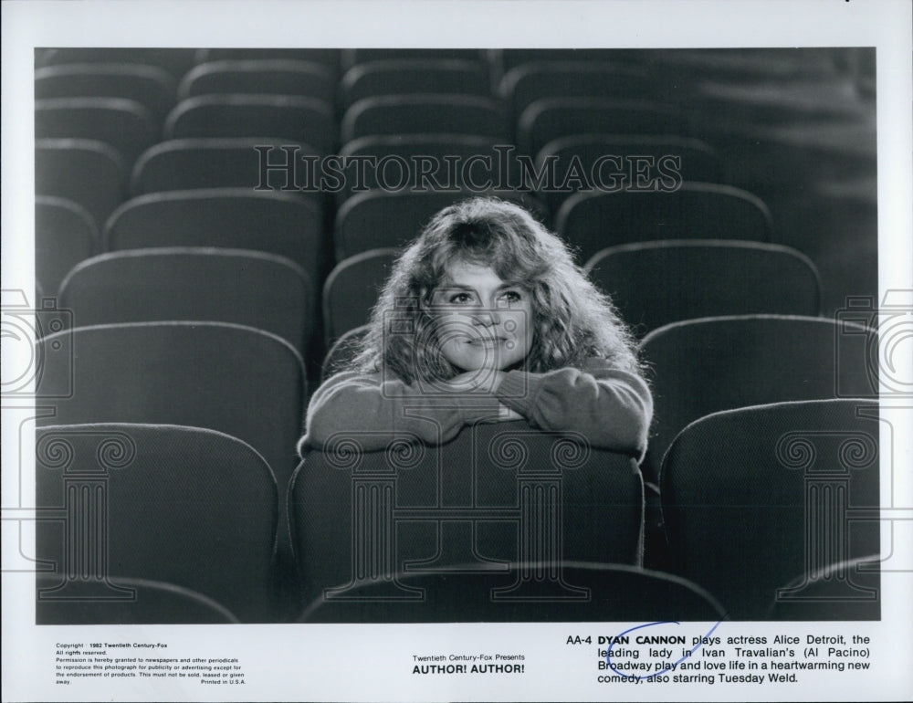 1982 Press Photo Dyan Cannon, Actress in Author! Author! - Historic Images