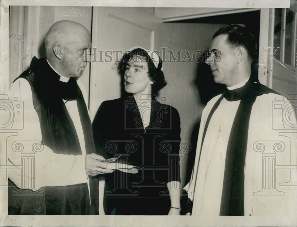 1953 Press Photo Episcopal Women Meet St. Paul&#39;s Cathedral. - Historic Images