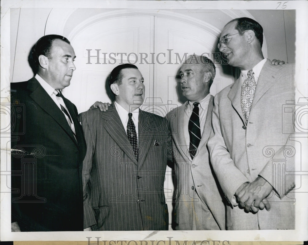 1951 Press Photo Big League Owner Conference. - Historic Images