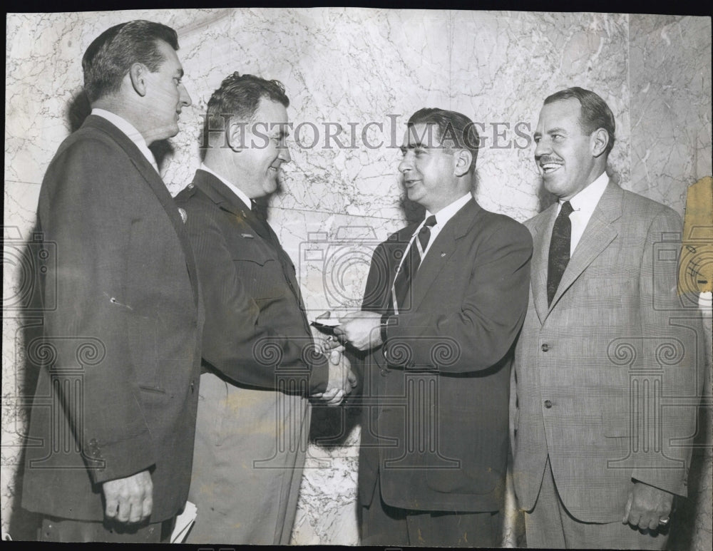 1952 Press Photo Veteran of Foreign Wars Dept Annual Dinner - Historic Images