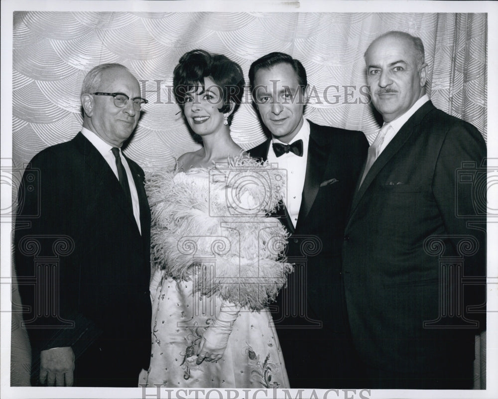 1965 Press Photo David Rosenberg,B Madigan,C Monica &amp; G Roberts - Historic Images