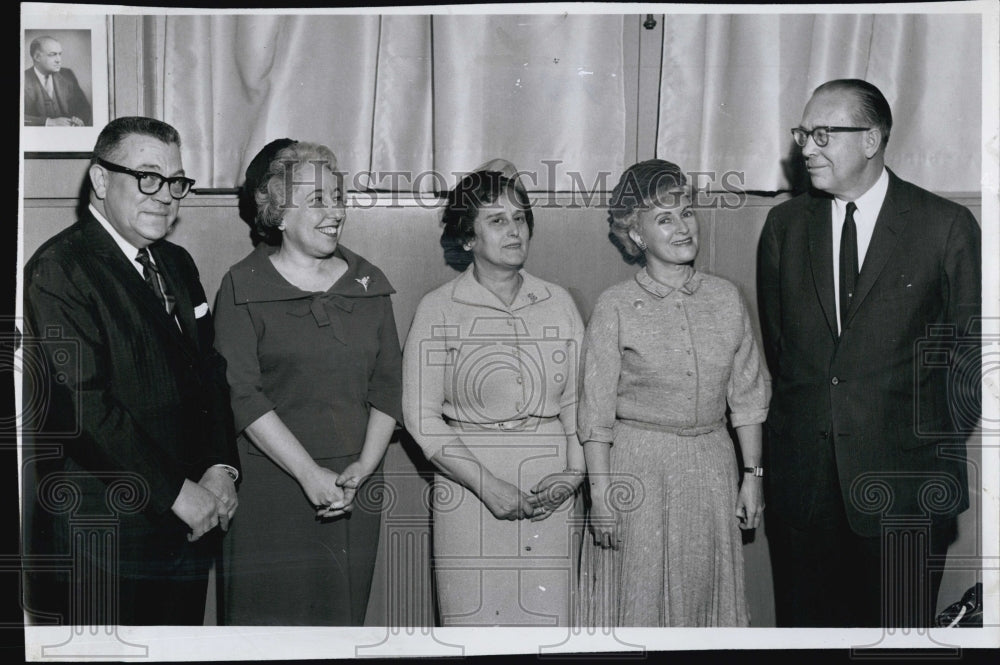 1962 Press Photo WV Kiev,Mrs L Leamah,Mrs C Lipman,Mrs B Garber,CS Thompson - Historic Images