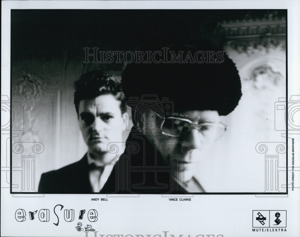 Press Photo Erasure n English synthpop duo. - Historic Images