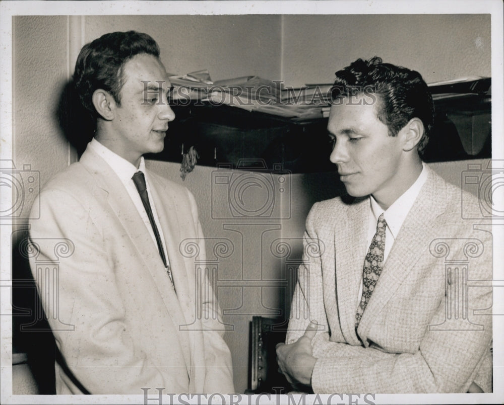 1957 John Esposito & Ronald Mattson,beaten by policeman - Historic Images