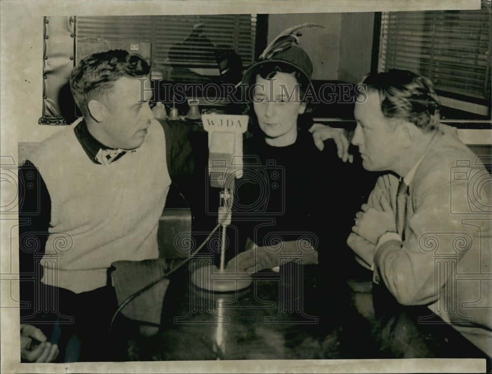 1951 Press Photo Robert Matson,Edna Matson &amp; Joseph H Tobin - Historic Images