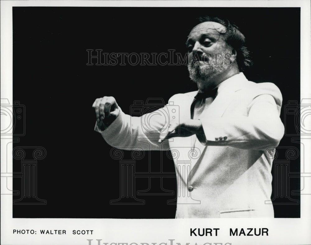 Press Photo Kurt Mazur - Historic Images